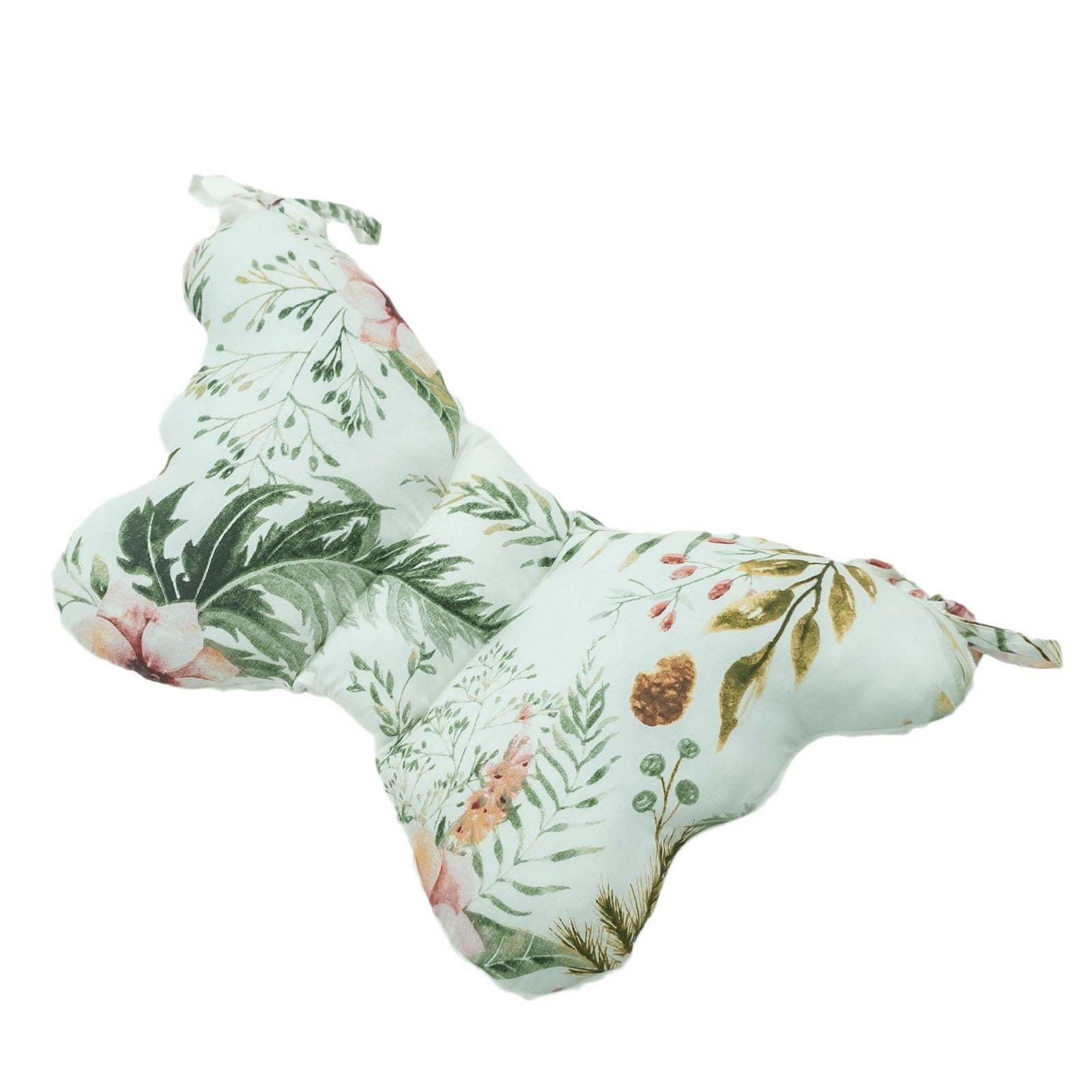 Coussin de maintien tête et nuque pour poussette - motif papillon
