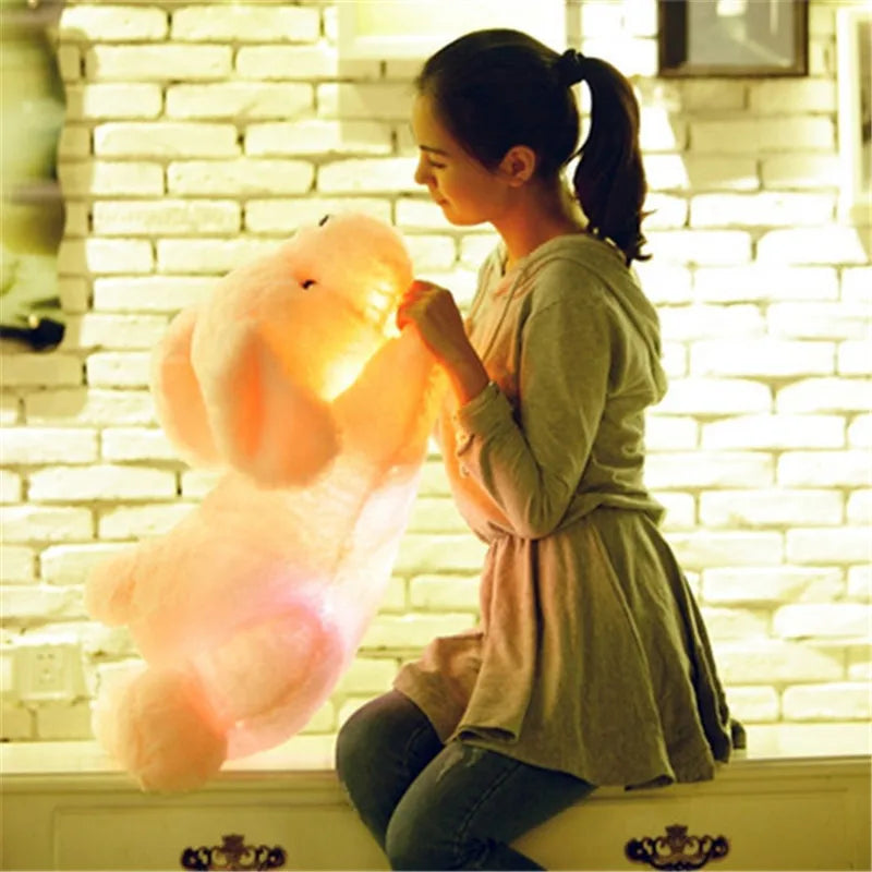 Peluche Veilleuse Bébé – Compagnon Lumineux Apaisant 🧸✨