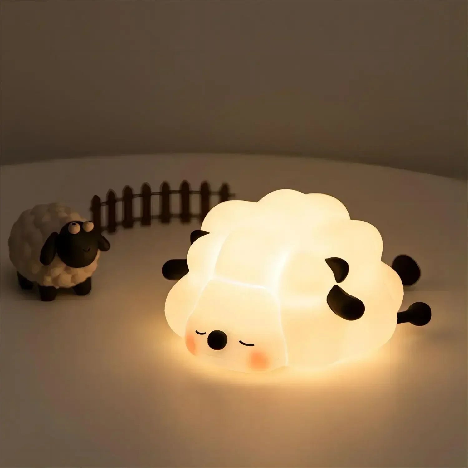 Veilleuse Bébé Lapin LED – Lumière Douce pour Nuits Paisibles 🐰✨