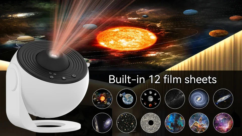 Projecteur Ciel Étoilé Bébé – Lumière Apaisante 360° 🌌✨
